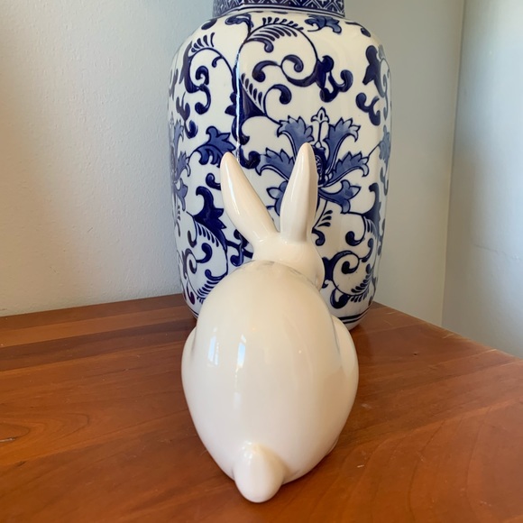 White ceramic Easter bunny rabbit from Target BP Spring 2022 Release - Picture 3 of 6